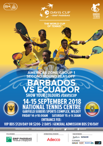 Davis Cup Poster BARvsECU 2018